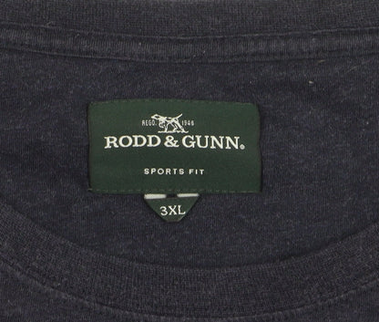 Rodd & Gunn Men's Blue 3XL Sports Fit Cotton T-Shirt