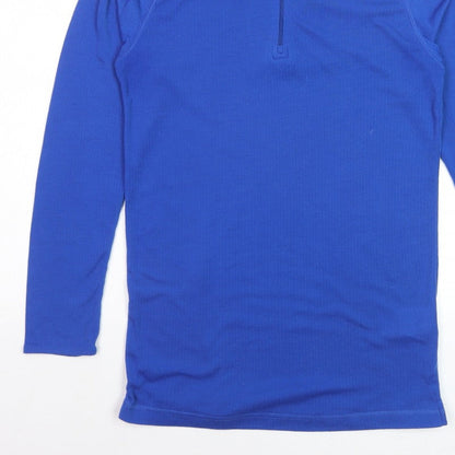 Mountain Warehouse Men’s Blue Thermal 1/2 Zip Jumper Size S