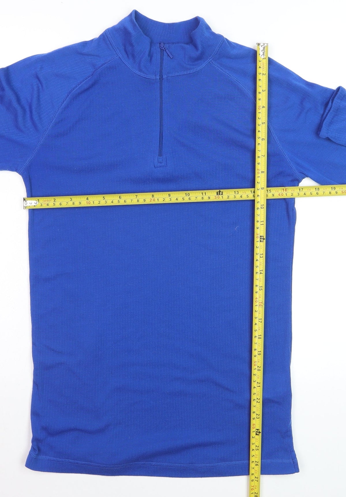 Mountain Warehouse Men’s Blue Thermal 1/2 Zip Jumper Size S