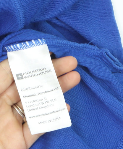 Mountain Warehouse Men’s Blue Thermal 1/2 Zip Jumper Size S