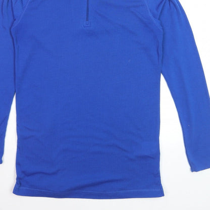 Mountain Warehouse Men’s Blue Thermal 1/2 Zip Jumper Size S