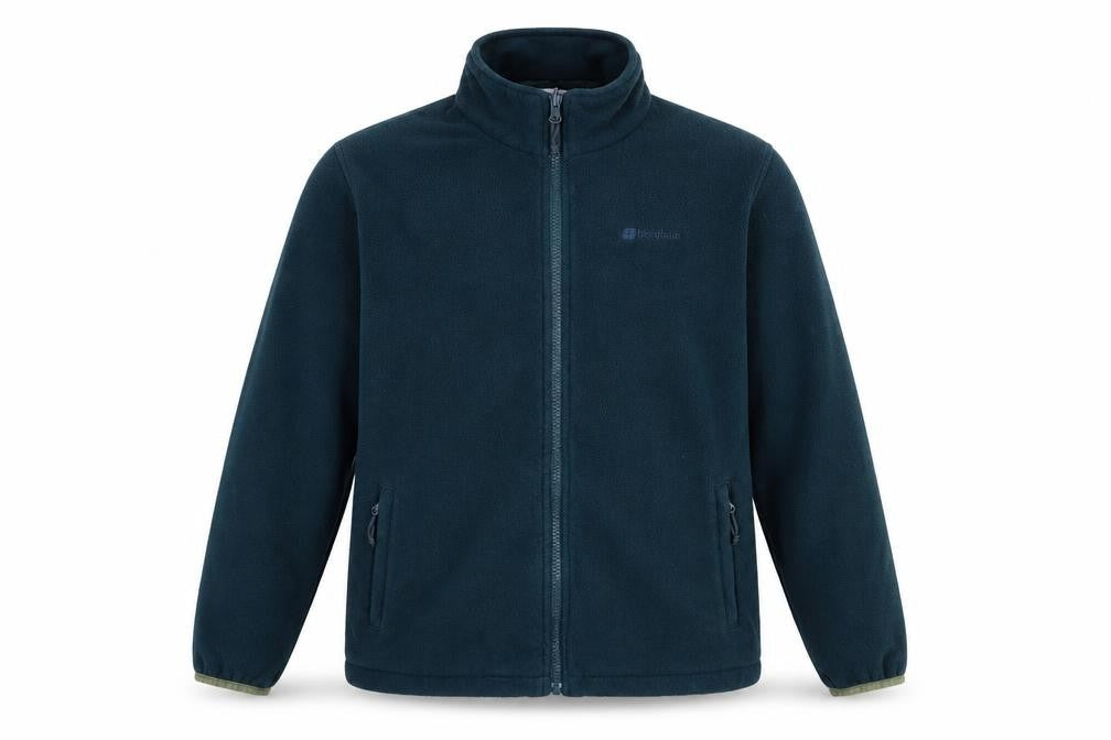 Mountain Warehouse Men’s Blue Fleece Zip Jacket Size L Outdoor Warm
