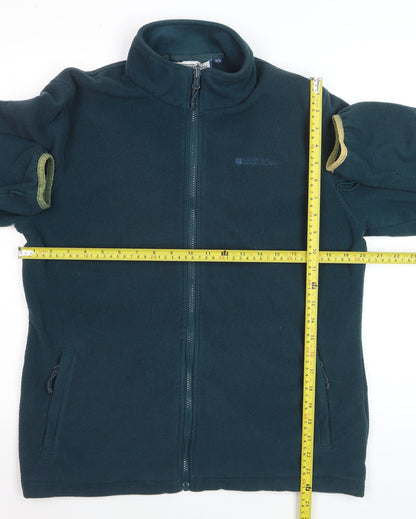 Mountain Warehouse Men’s Blue Fleece Zip Jacket Size L Outdoor Warm
