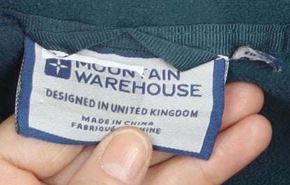 Mountain Warehouse Men’s Blue Fleece Zip Jacket Size L Outdoor Warm