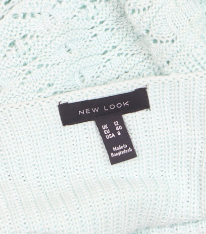 New Look Women's Mint Green Knit Camisole Tank Top Size 12