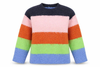 ASOS DESIGN Women's Multicoloured Striped Pullover Jumper Size S