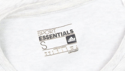 adidas Men’s Grey Small Sports Essentials Climalite T-Shirt