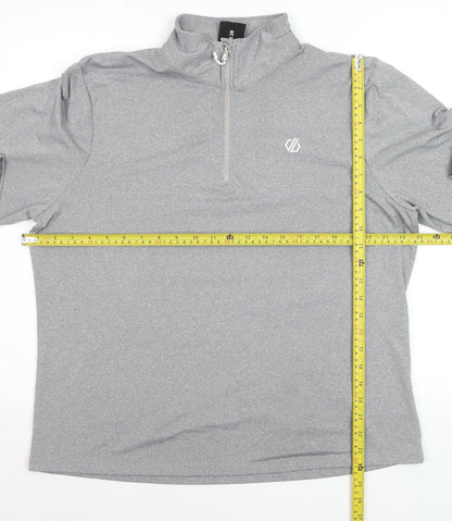 Dare 2B Women's Grey 1/4 Zip Pullover Sweatshirt UK 20