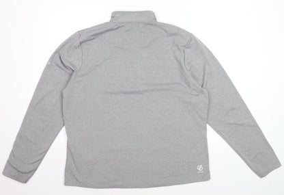 Dare 2B Women's Grey 1/4 Zip Pullover Sweatshirt UK 20