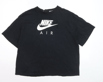 Nike Men's Black Air Graphic T-Shirt M Short Sleeve Crew Neck