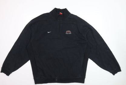 Nike Team Men's Black L 1/4 Zip Pullover Sweatshirt