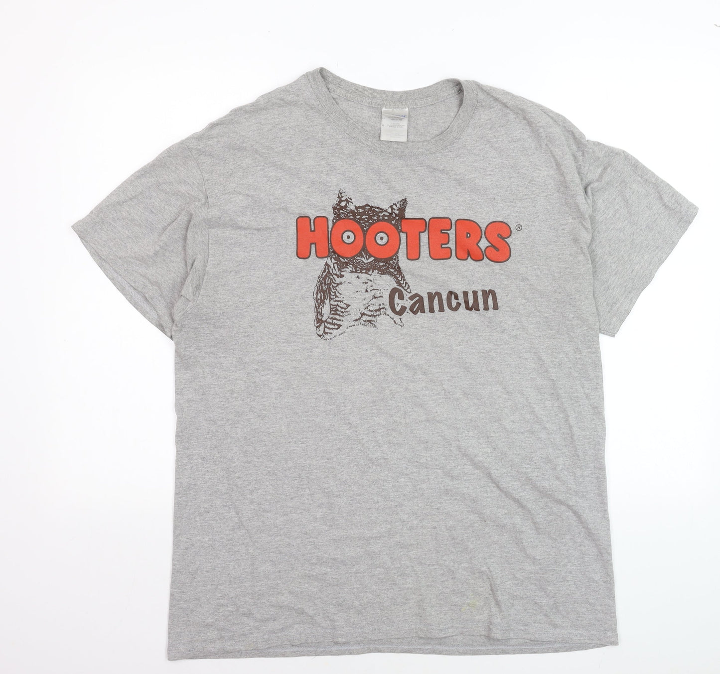Mens UK Size L Gildan Grey  T-Shirt