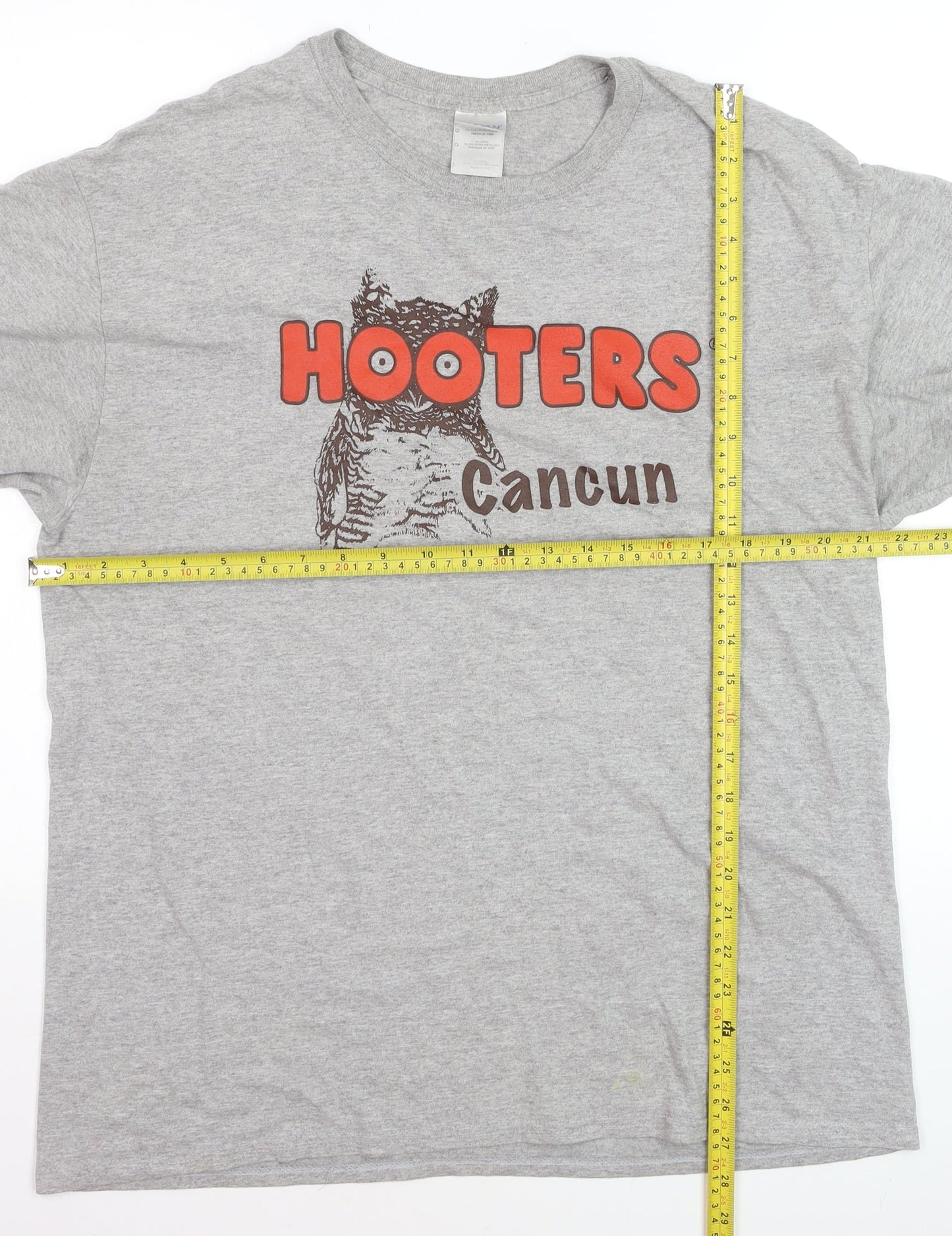 Mens UK Size L Gildan Grey  T-Shirt