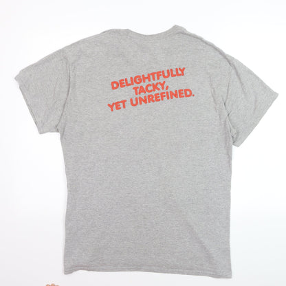 Mens UK Size L Gildan Grey  T-Shirt
