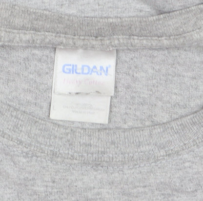 Mens UK Size L Gildan Grey  T-Shirt