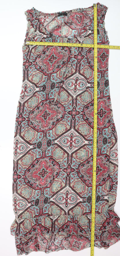 Dorothy Perkins Women’s Multicoloured Sleeveless Shift Dress Size 18