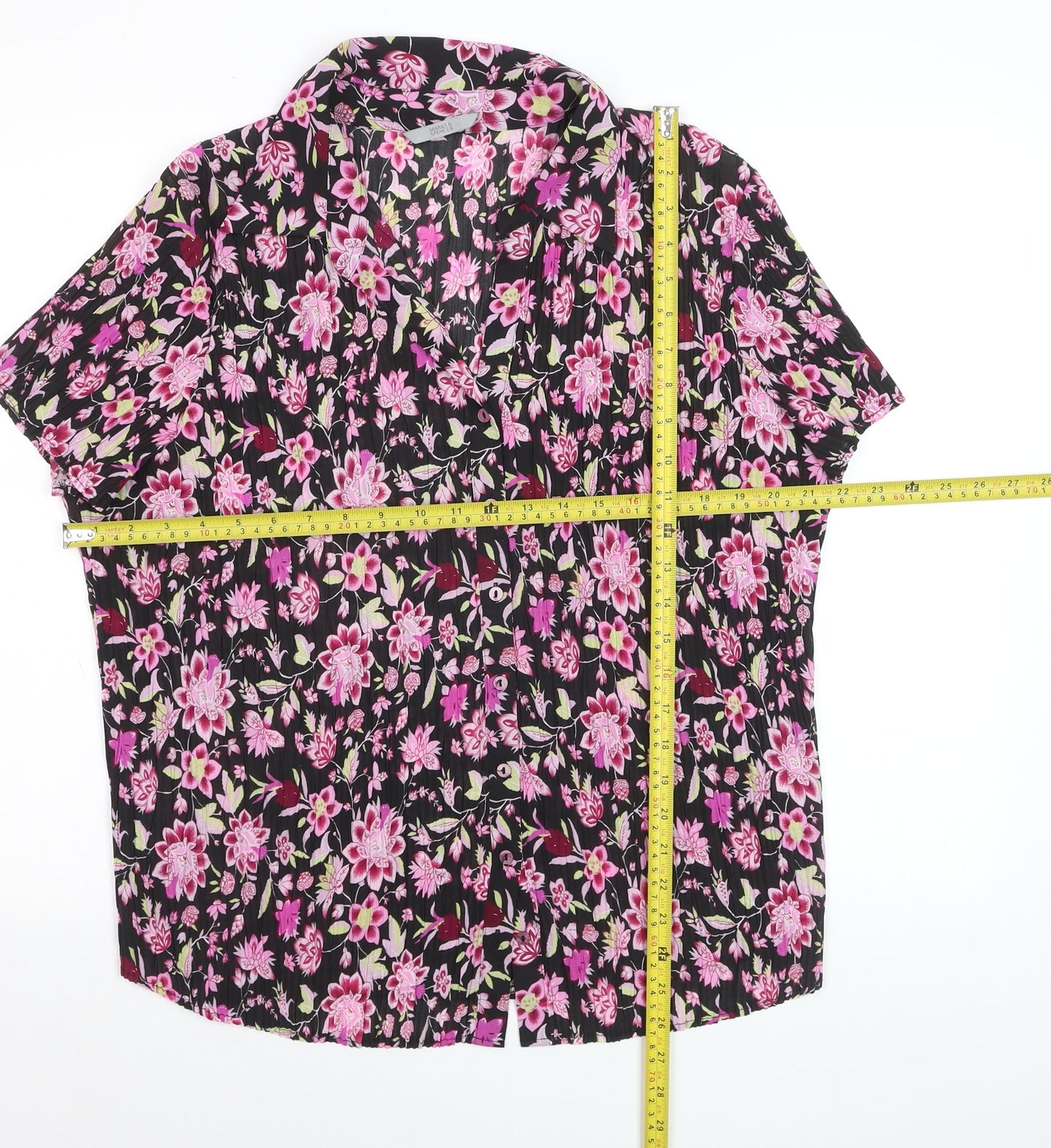 Marks and Spencer Women’s Multicoloured Floral Blouse Size 22