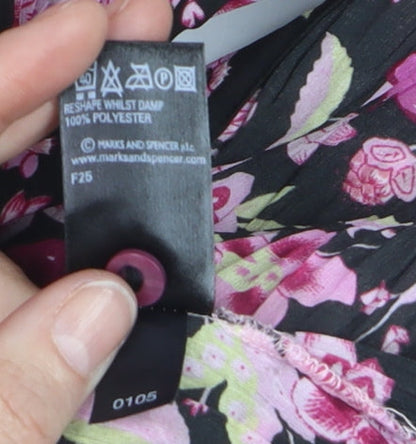 Marks and Spencer Women’s Multicoloured Floral Blouse Size 22