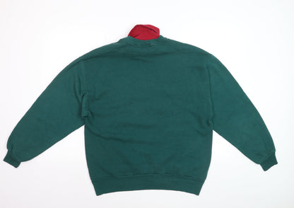 Gopher Sport Women’s Green Christmas Pullover Jumper Size L