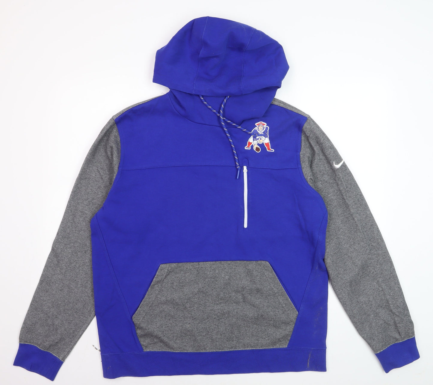 Nike Men's Blue Grey NFL Team Pullover Hoodie XL Sportswear