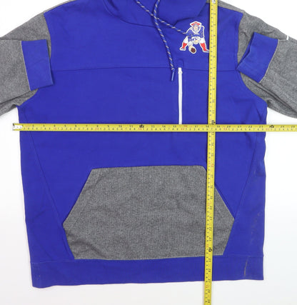 Nike Men's Blue Grey NFL Team Pullover Hoodie XL Sportswear
