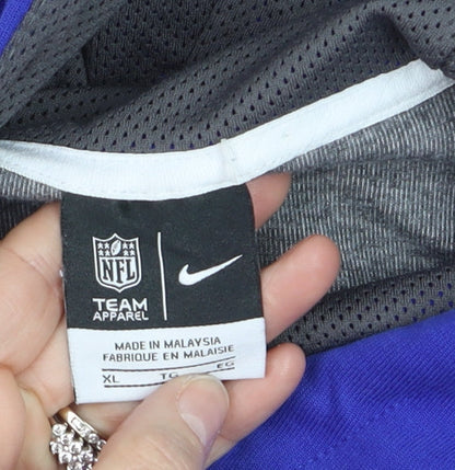 Nike Men's Blue Grey NFL Team Pullover Hoodie XL Sportswear