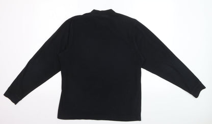Reebok Men’s Black Fleece Pullover Sweatshirt Size L