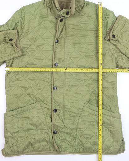 Barbour Men's Green Quilted Polarquilt Jacket Medium