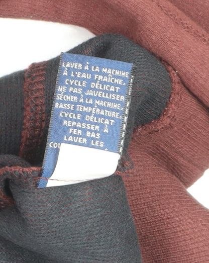 Arnold Palmer Men's Brown V-Neck Pullover Jumper Size L Cotton Blend