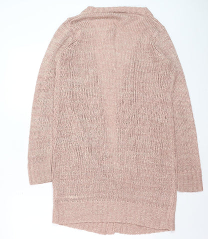 Originals Knitwear Women Beige Chunky-Knit Cardigan Small