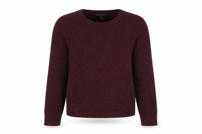 Banana Republic Women's Purple Petite Crew Neck Cotton Jumper S