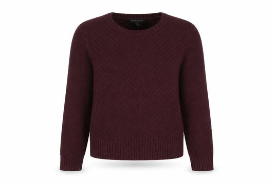 Banana Republic Women's Purple Petite Crew Neck Cotton Jumper S