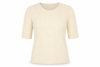 Belford for Neiman Marcus Women's Beige Silk Knit Jumper M