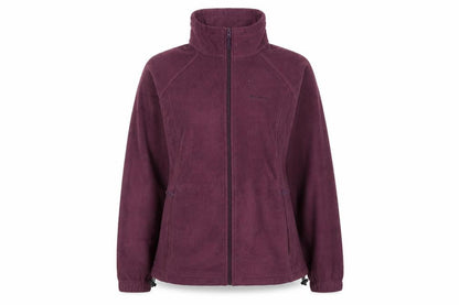 Columbia Women's Purple Full Zip Fleece Sweatshirt Size L