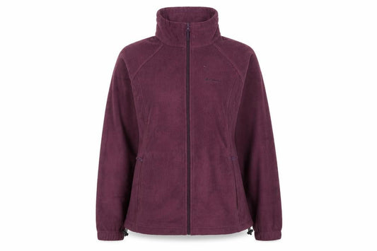 Columbia Women's Purple Full Zip Fleece Sweatshirt Size L