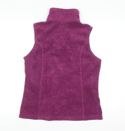 Columbia Women's Purple Fleece Bodywarmer Waistcoat Size M
