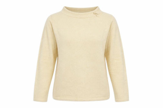 Liz Claiborne Women’s Beige High Neck Long Sleeve Knit Jumper M