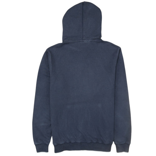 Calvin Klein Men's Blue Pullover Hoodie Size M Logo Fleece