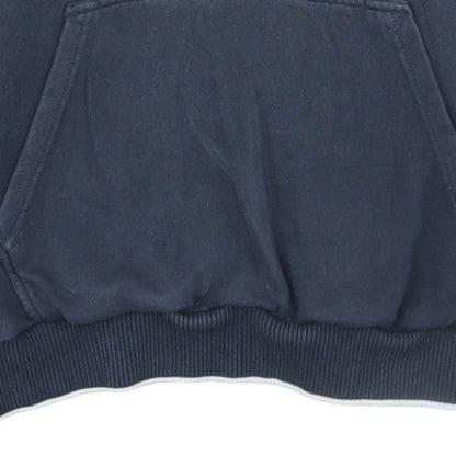 Calvin Klein Men's Blue Pullover Hoodie Size M Logo Fleece