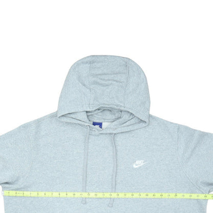 Nike Men's Grey 2XL Pullover Hoodie Logo Cotton Blend