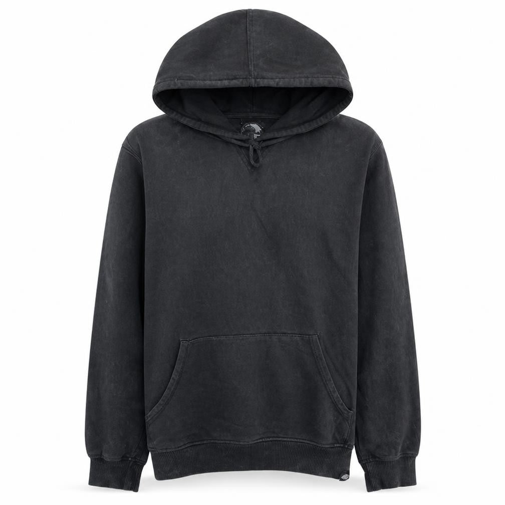 Dickies Men Black Pullover Hoodie Fleece Medium Regular Fit