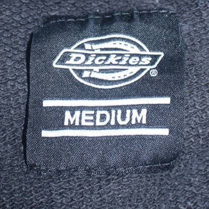 Dickies Men Black Pullover Hoodie Fleece Medium Regular Fit