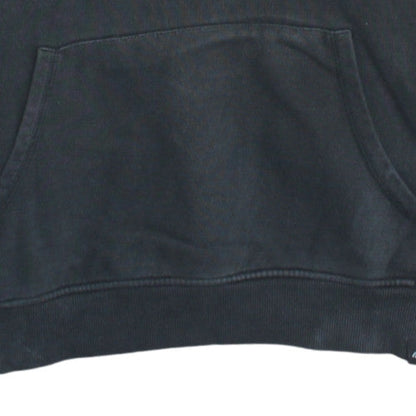 Dickies Men Black Pullover Hoodie Fleece Medium Regular Fit