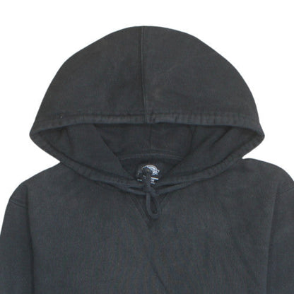 Dickies Men Black Pullover Hoodie Fleece Medium Regular Fit