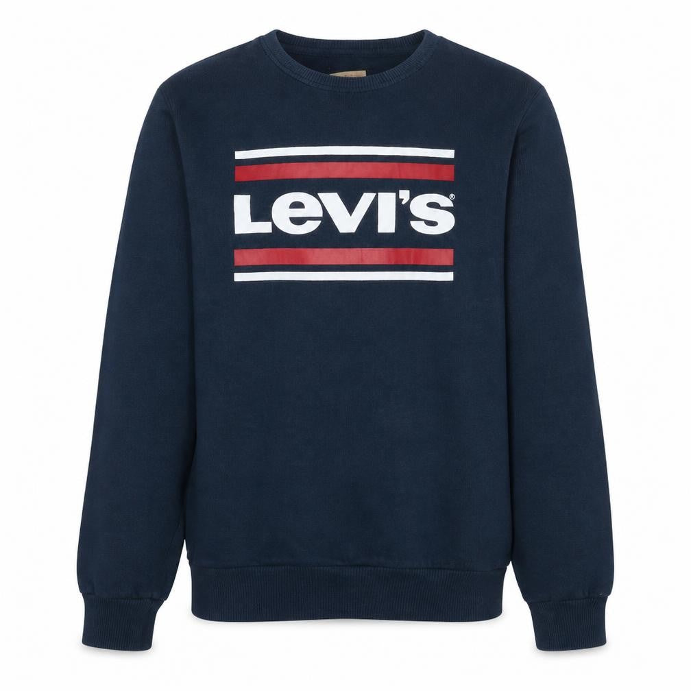 Levi's Boys Blue Crew Neck Graphic Logo Sweatshirt Size 16 Years
