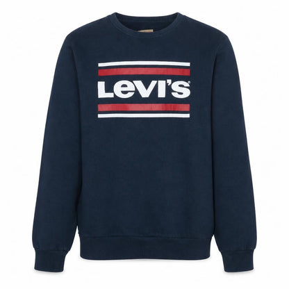 Levi's Boys Blue Crew Neck Graphic Logo Sweatshirt Size 16 Years