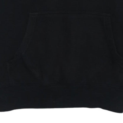 Champion Men’s Black Pullover Hoodie M Logo Sports Fleece Sweatshirt