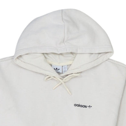 Adidas Women’s Beige Pullover Hoodie Size 8 Cotton Blend Casual