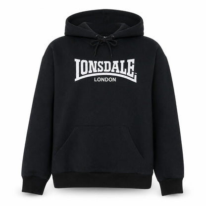 Lonsdale London Womens Black Size 12 Pullover Hoodie