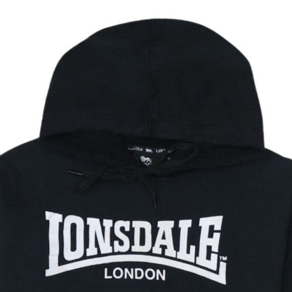 Lonsdale London Womens Black Size 12 Pullover Hoodie